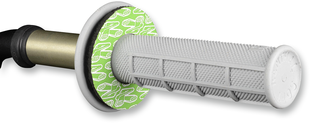 RENTHAL Grip Donutz - White/Green G203 - Cycle City Outdoors