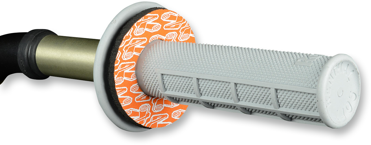 RENTHAL Grip Donutz - White/Orange G204 - Cycle City Outdoors