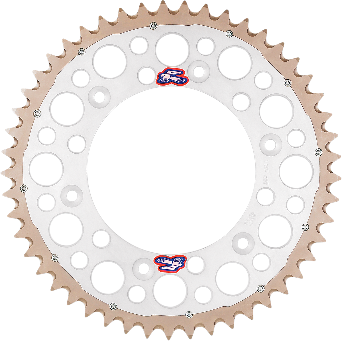 RENTHAL Twinring* Rear Sprocket - 49 Tooth - Silver 1540-520-49GPSI - Cycle City Outdoors