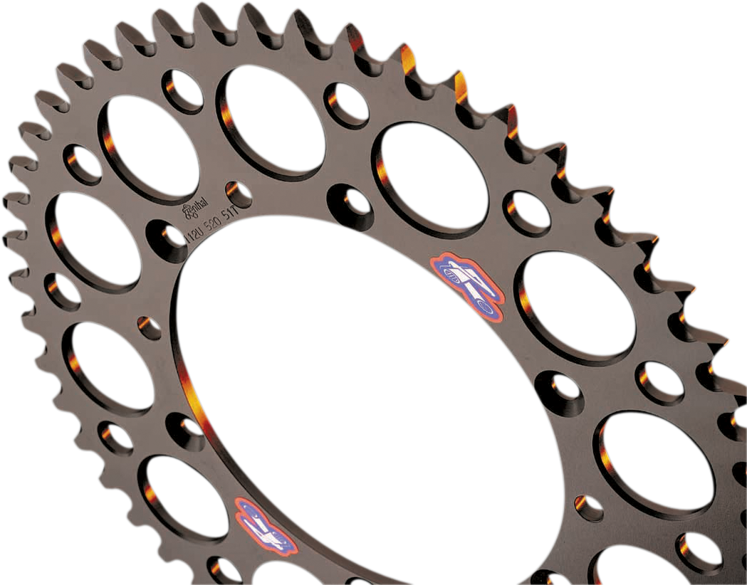 RENTHAL Sprocket - Honda - Black - 53 Tooth 154U-520-53GRBK - Cycle City Outdoors