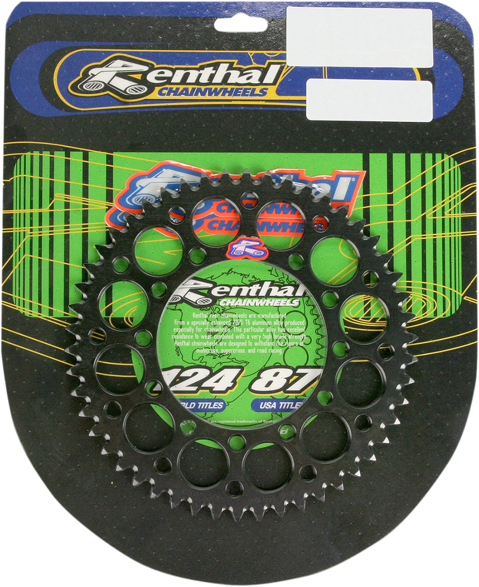 RENTHAL Sprocket - Kawasaki - Black - 50 Tooth 191U-420-50GEBK - Cycle City Outdoors