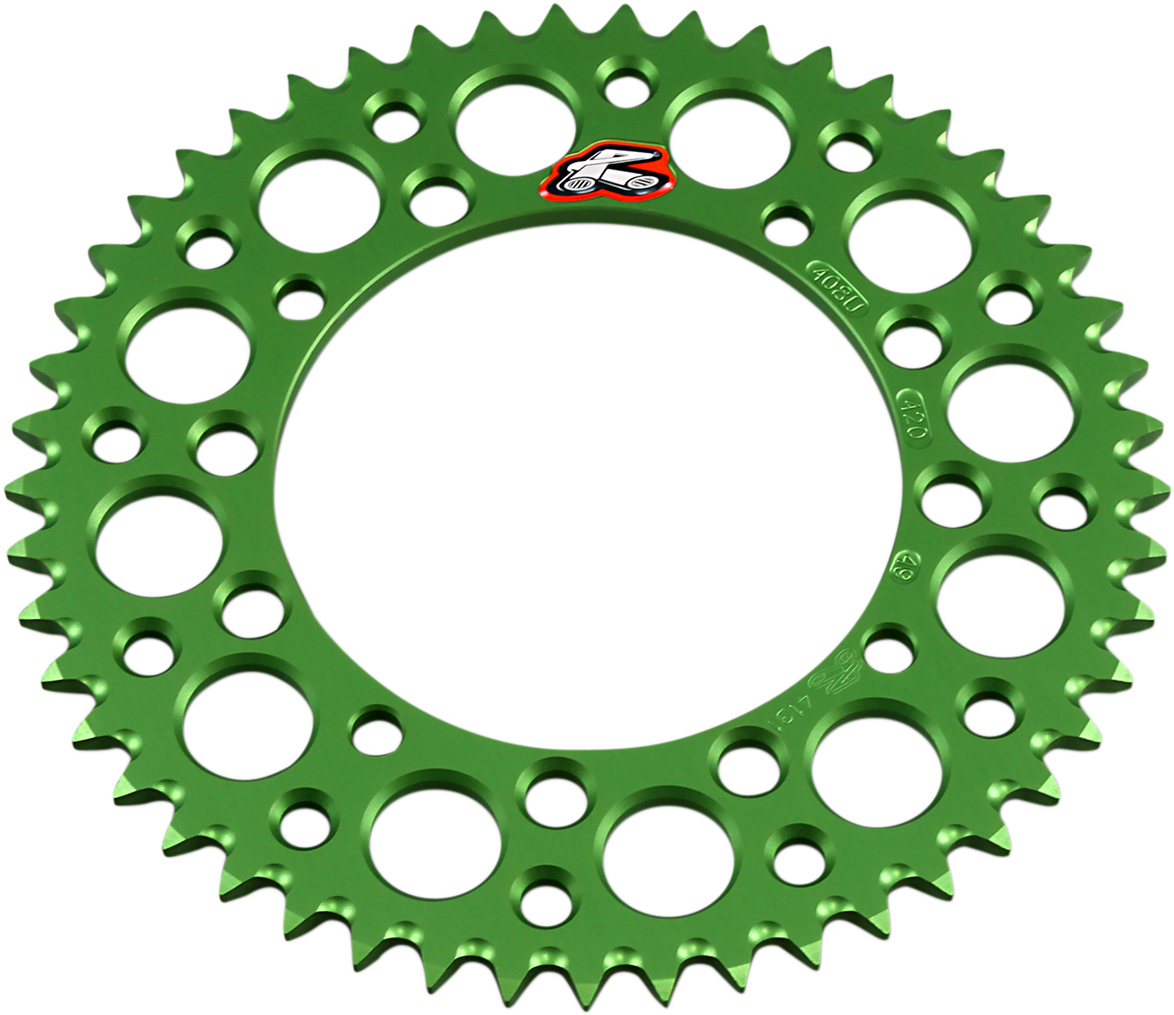 RENTHAL Sprocket - Kawasaki - Green - 49 Tooth 408U-420-49GEGN - Cycle City Outdoors