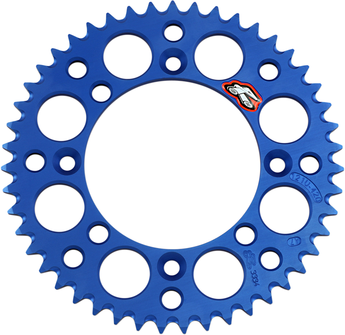 RENTHAL Sprocket - Yamaha - Blue - 47 Tooth 121U-420-47GBBU - Cycle City Outdoors