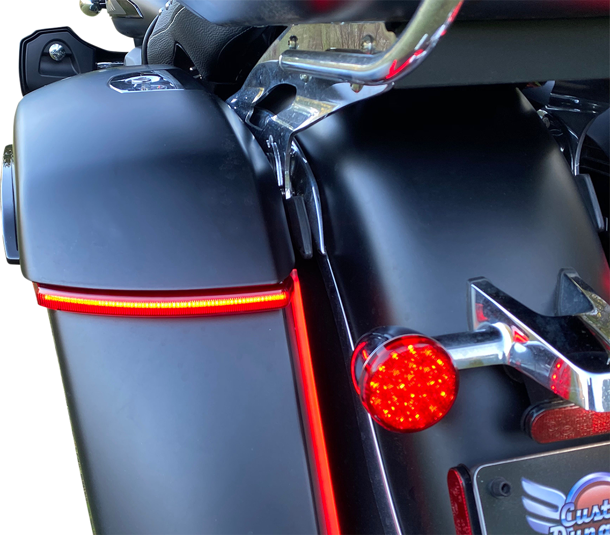 Custom Dynamics Saddlebag Lights - Smoke CD-INDBAG-INT-S - Cycle City Outdoors
