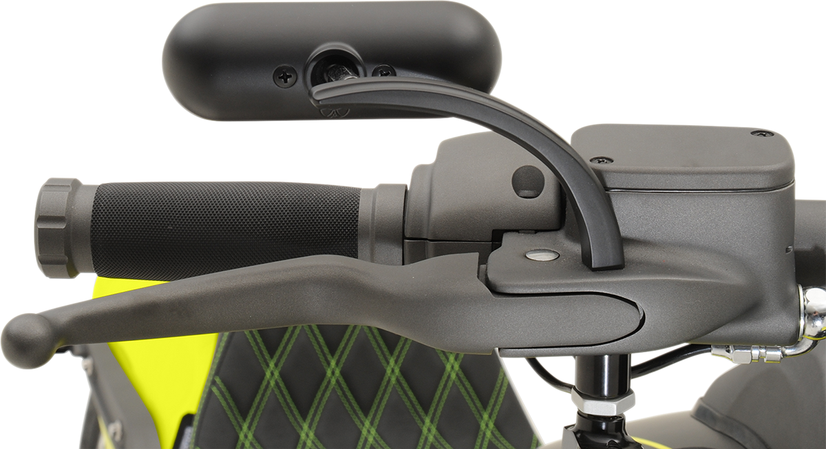 ARLEN NESS Mirror - Micro - Mini - Side View - Oval - Black - Right 13-413