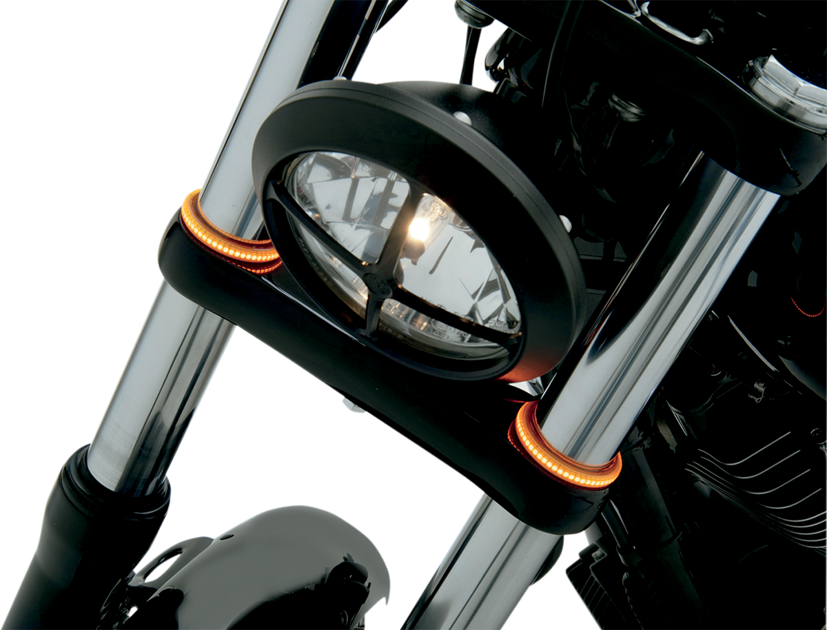 Custom Dynamics WRAPZ? Fork Lights - 41 mm - Amber Lens TW41AA - Cycle City Outdoors
