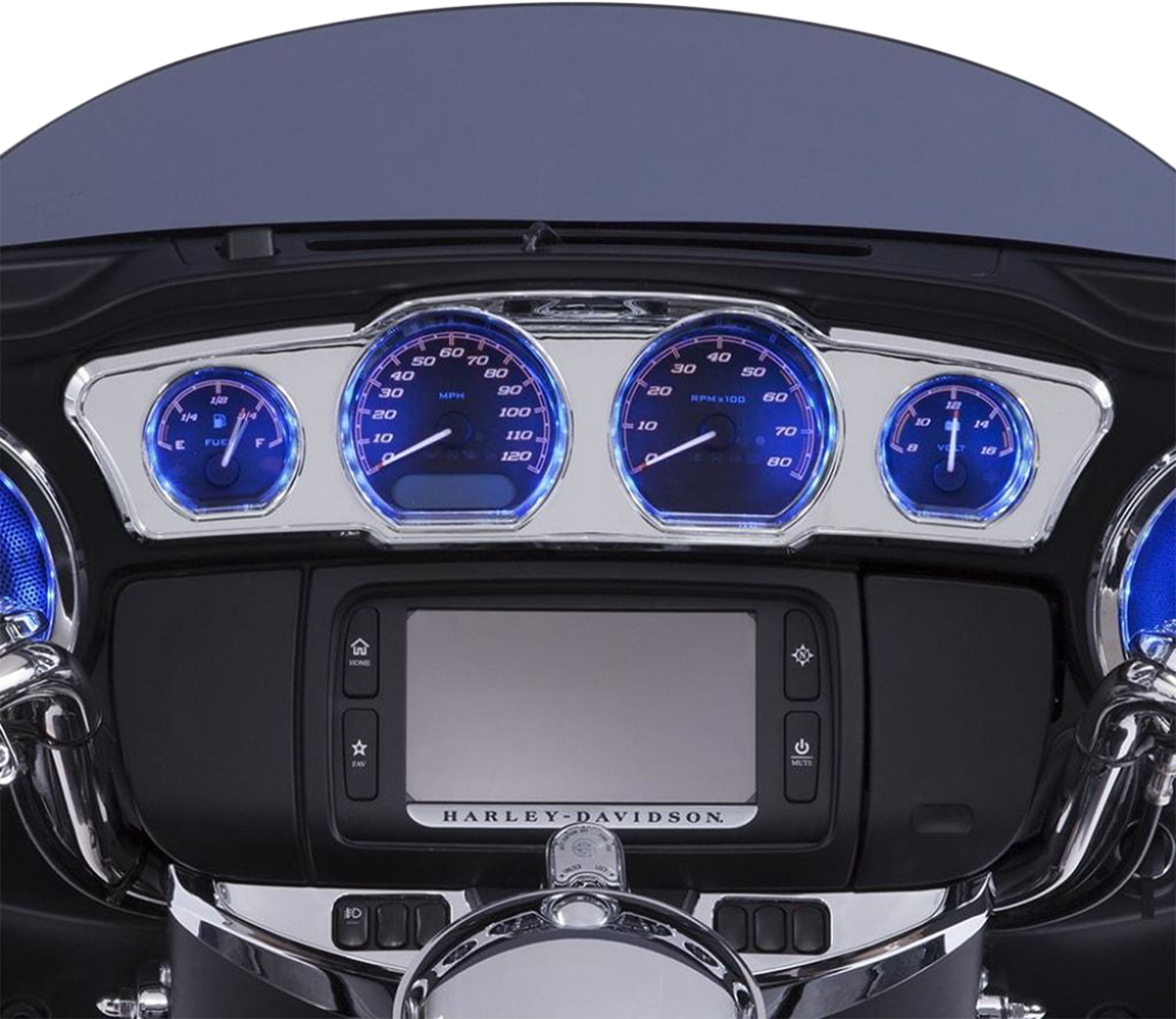 Ciro Dash Accent with LEDs - Chrome 42200 - Cycle City Outdoors