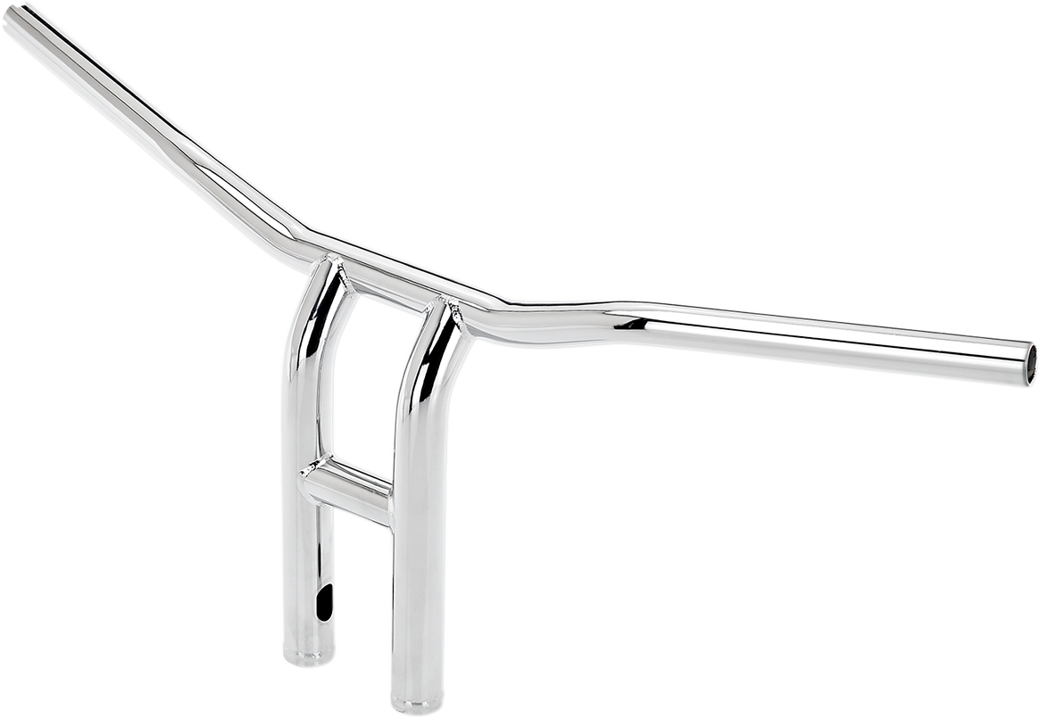 BILTWELL 1" T-Bar- Tyson XL - Pullback - 12" - TBW - Chrome 6262-1055