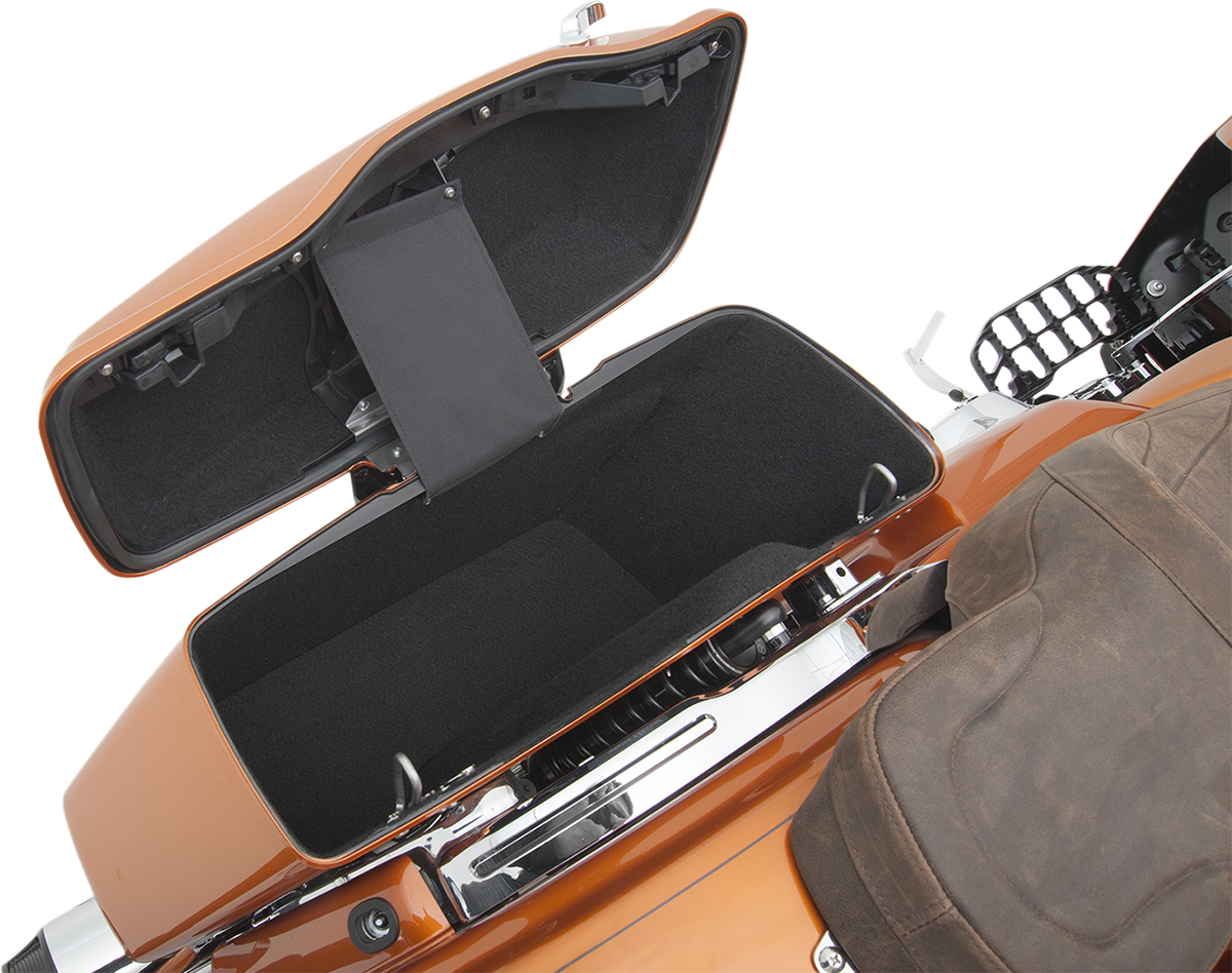 DRAG SPECIALTIES Saddlebag Lining Kit - Black - FL '14-'22 3501-0943