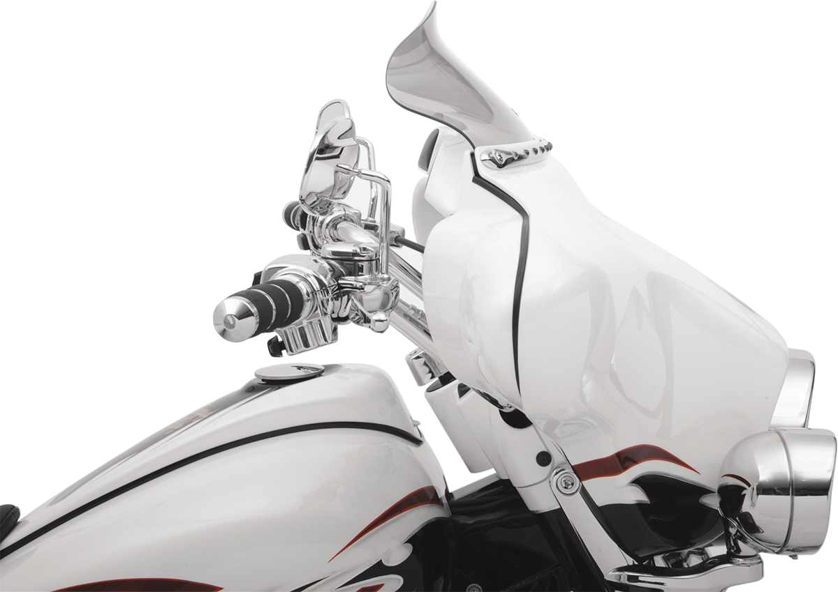 KLOCK WERKS Flare* Windshield - 6-1/2" - Tinted - '96-'13 FLHT KWW-01-0198