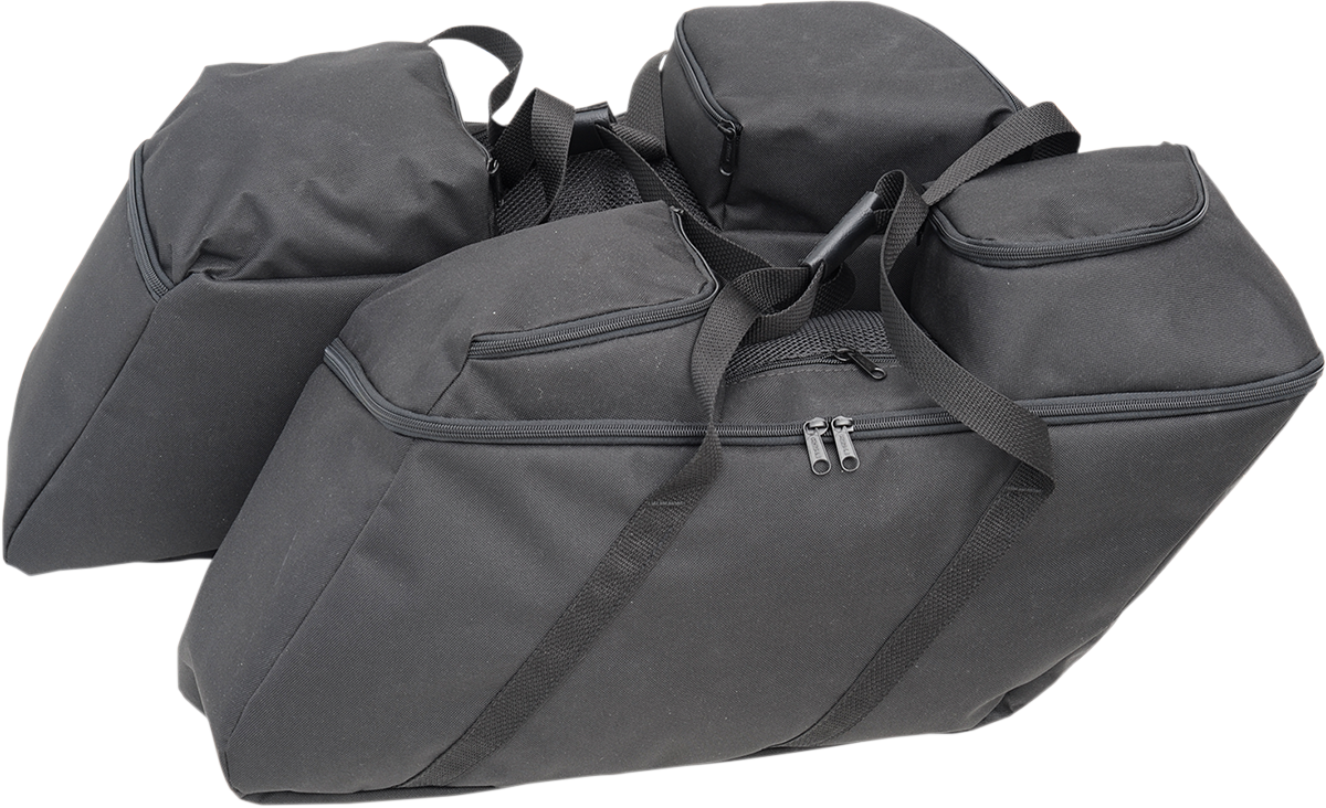 DRAG SPECIALTIES Saddlebag Liners - Black - FL '14-'22 3501-0942