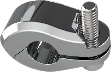 Ciro Flagpole Mount - for 1/2" Tube - Chrome 70606 - Cycle City Outdoors