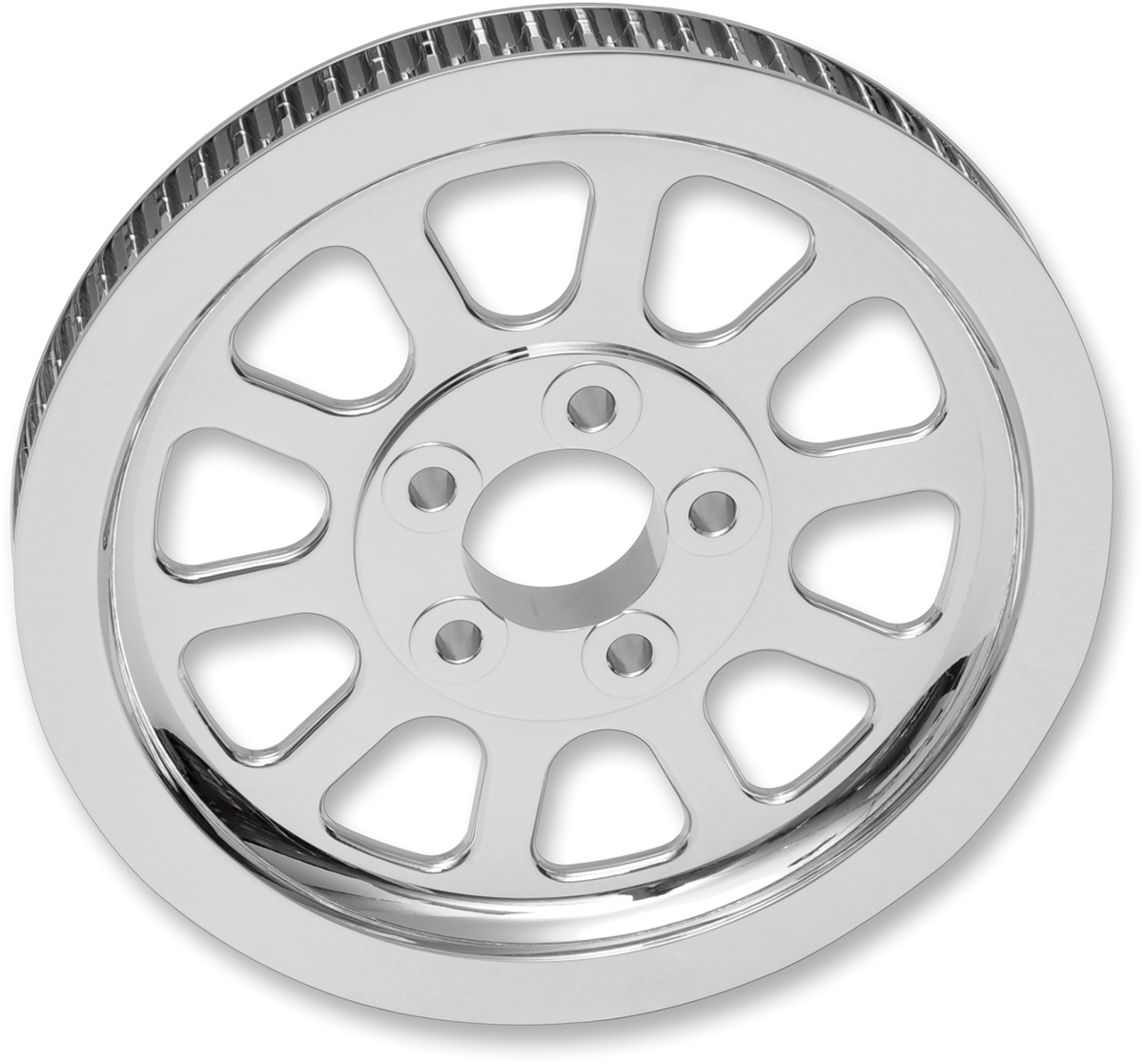 DRAG SPECIALTIES Chrome Rear Pulley - 66 Tooth 191312