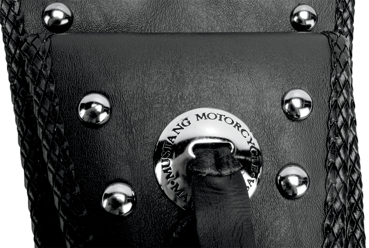 MUSTANG Pouch Tank Bib - Studded - Black - Suzuki 93317