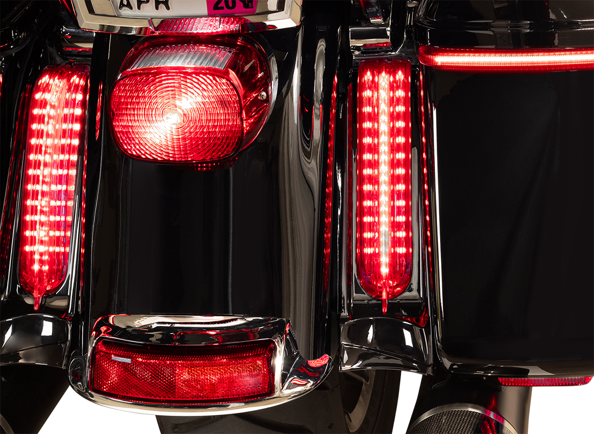 CIRO Filler Panel Light - Clear Lens - Red LEDs - Black 40047