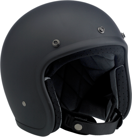 BILTWELL Bonanza Helmet - Flat Black - XL 1001-201-205