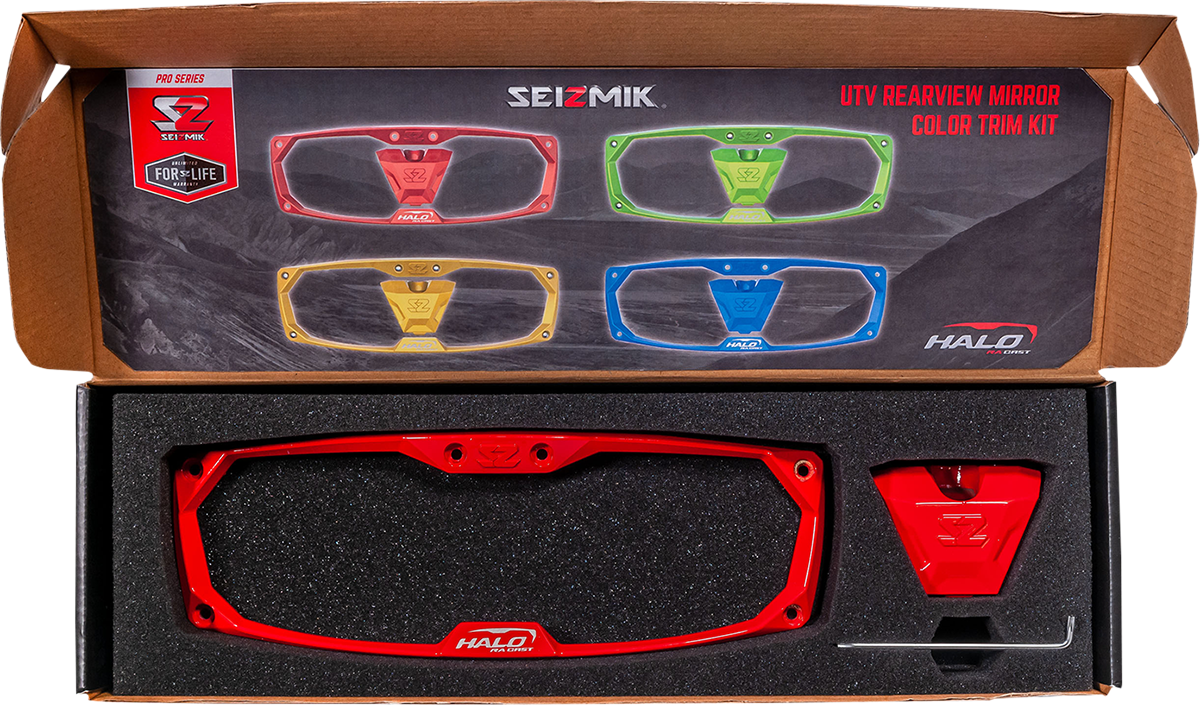 SEIZMIK Trim Kit - Halo-RA Series/Rear View/Mirror - Red 56-18100