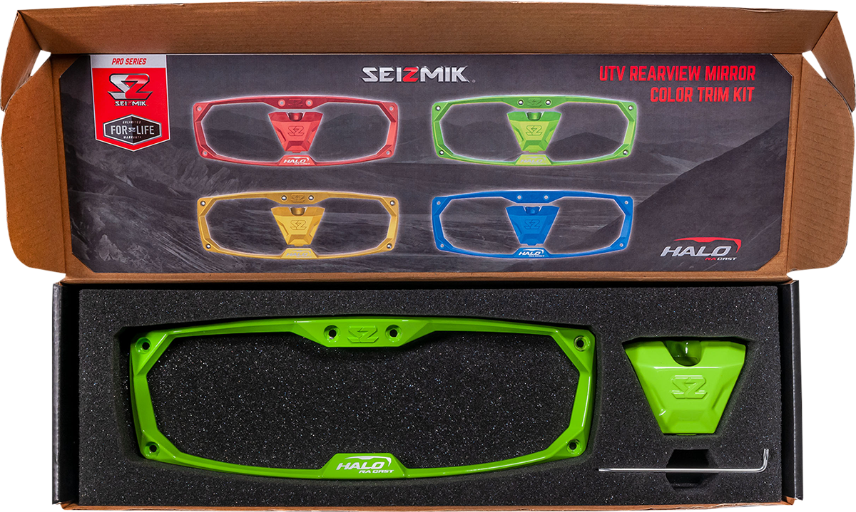 SEIZMIK Trim Kit - Halo-RA Series/Rear View/Mirror - Green 56-18101