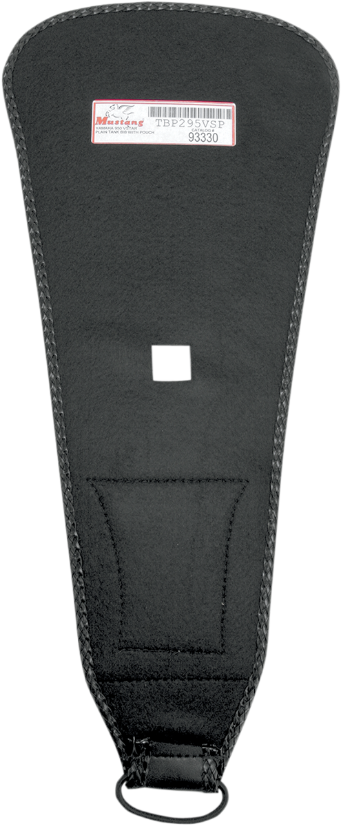 MUSTANG Pouch Tank Bib - Smooth - Black - Yamaha 93330