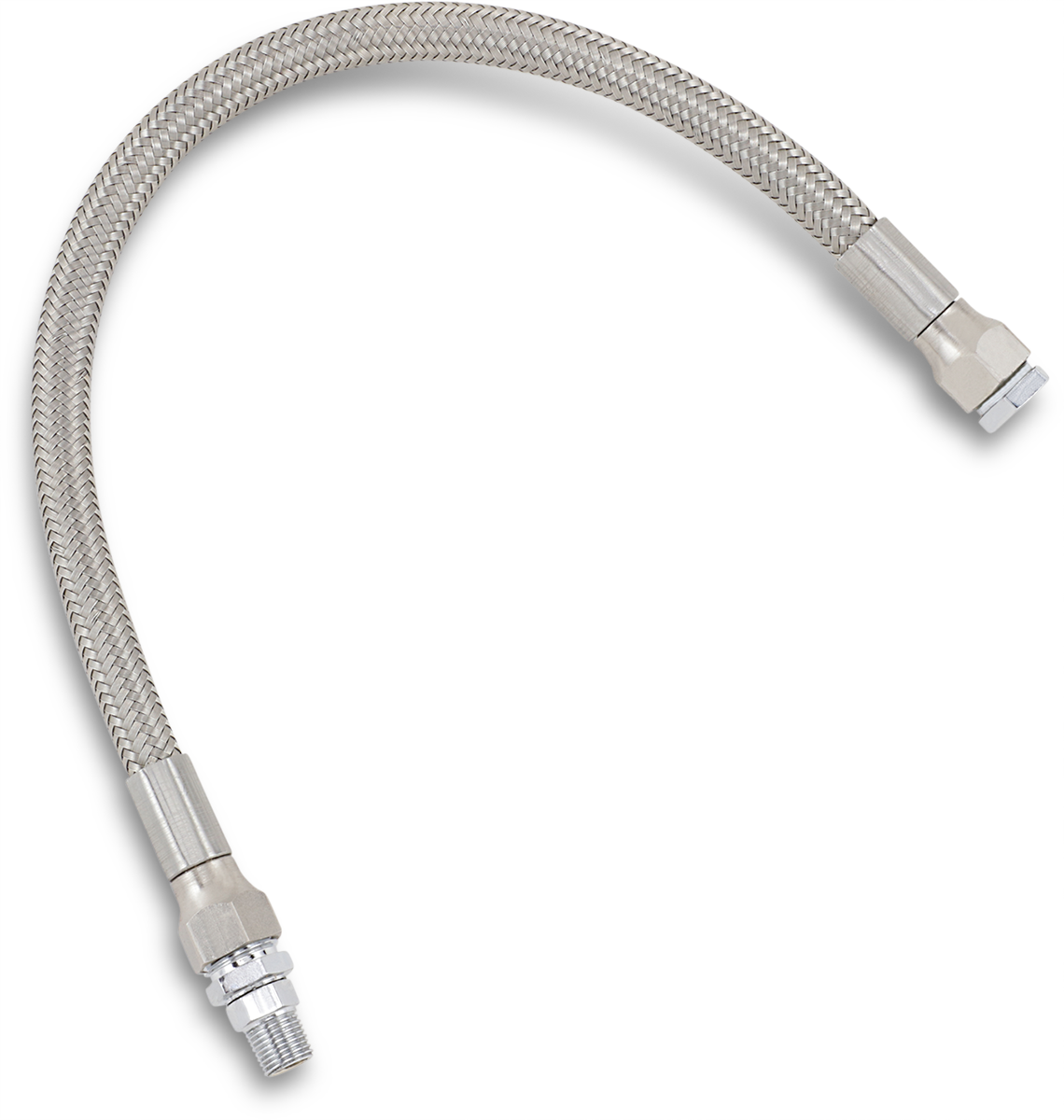 DRAG SPECIALTIES Universal Oil Line - Stainless Steel - 13" 613 - Cycle City Outdoors
