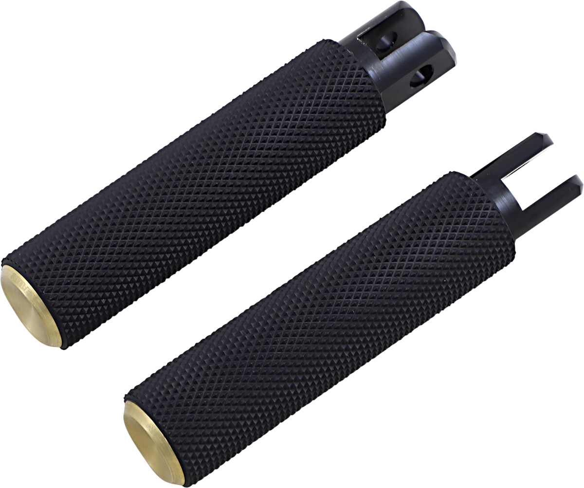ARLEN NESS Knurled Footpegs - Brass - FX/FL '18-'23 07-944