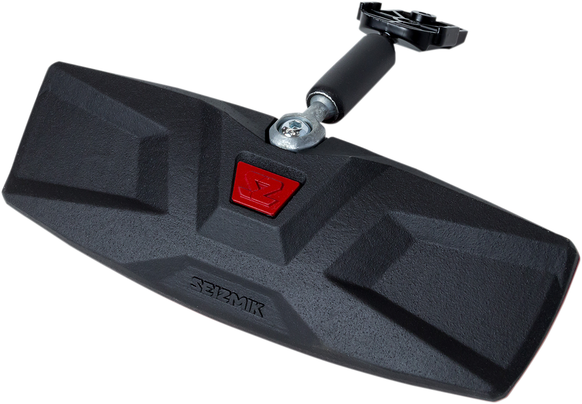 SEIZMIK Mirror - Halo R - Rear View - Rectangle - Black w/Black Bezel - Polaris/Can Am 56-18058