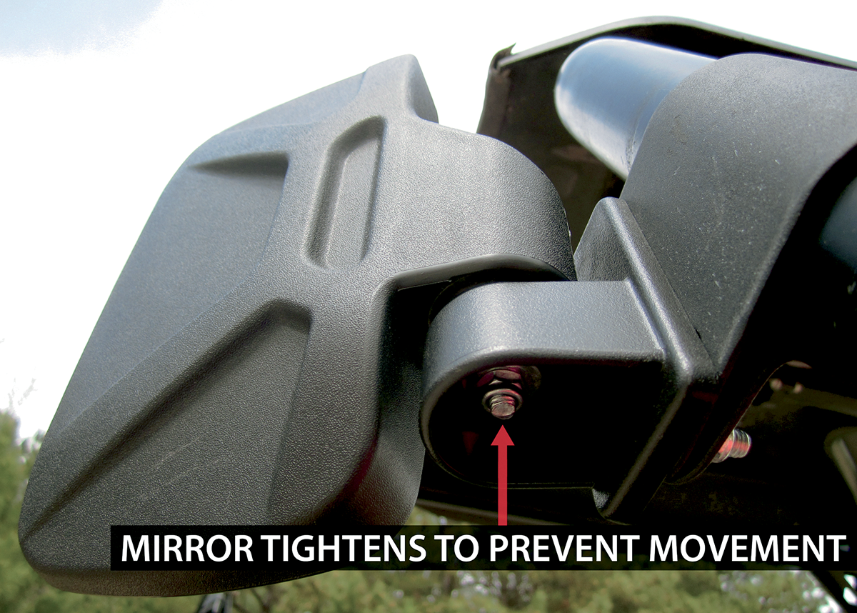 MOOSE UTILITY Mirrors - Side View - Rectangle - Black - 2" 56-18082A
