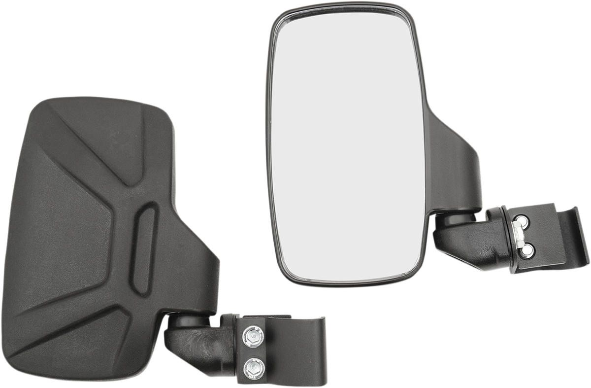 MOOSE UTILITY Mirrors - Side View - Rectangle - Black 56-18083A