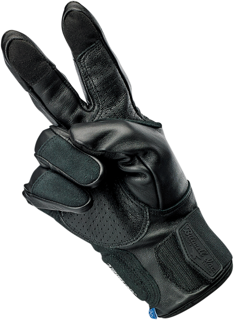 BILTWELL Belden Gloves - Black - Small 1505-0101-302