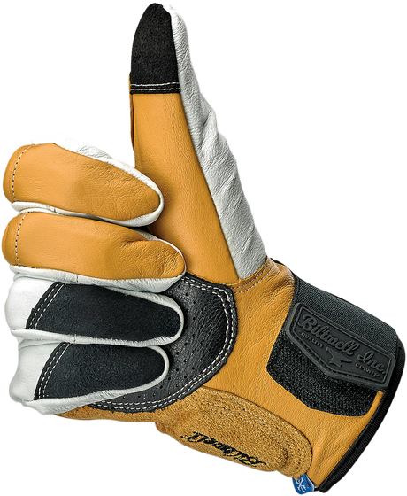 BILTWELL Belden Gloves - Cement - 2XL 1505-0409-306