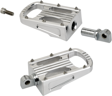 BILTWELL Punisher Foot Pegs - Polished - XL 7006-303-01