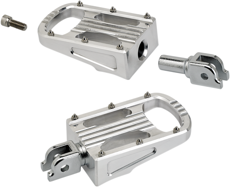BILTWELL Punisher Foot Pegs - Polished - Softail 7006-303-03