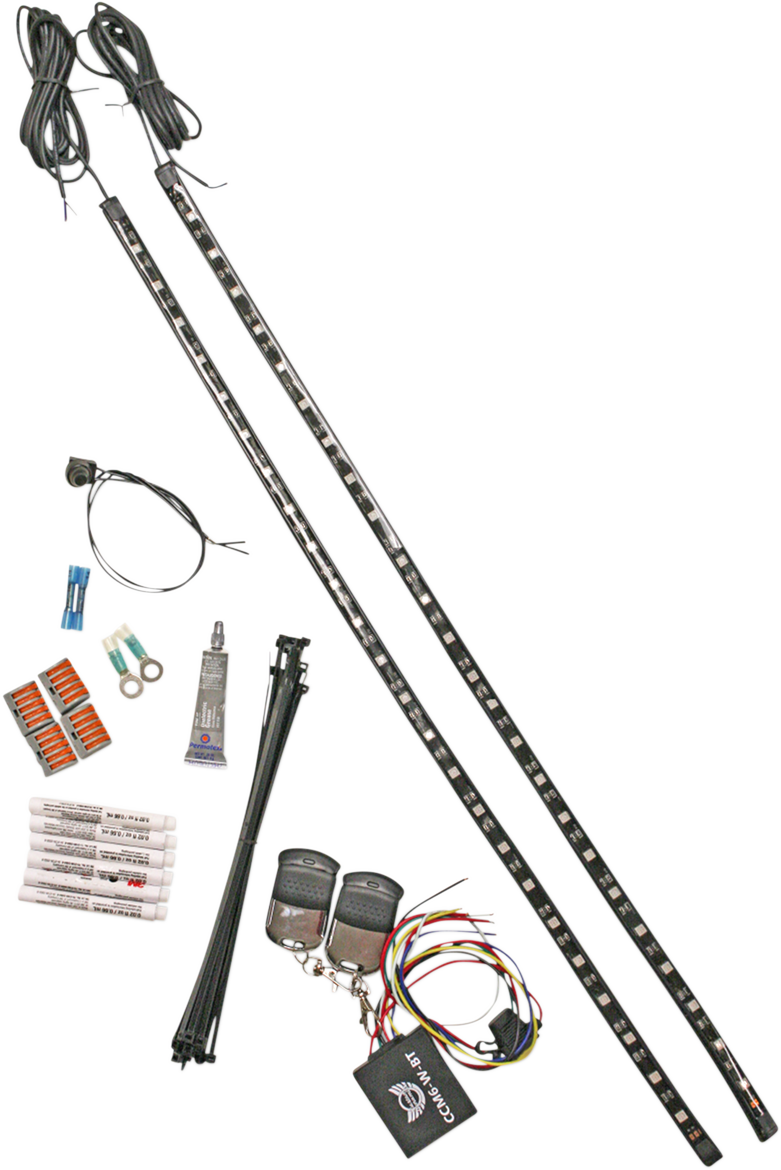 Custom Dynamics Snowmobile LED Running Board Kit MWZ-OR-SNOW-01 - Cycle City Outdoors