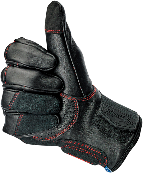 BILTWELL Belden Gloves - Redline - Large 1505-0108-304