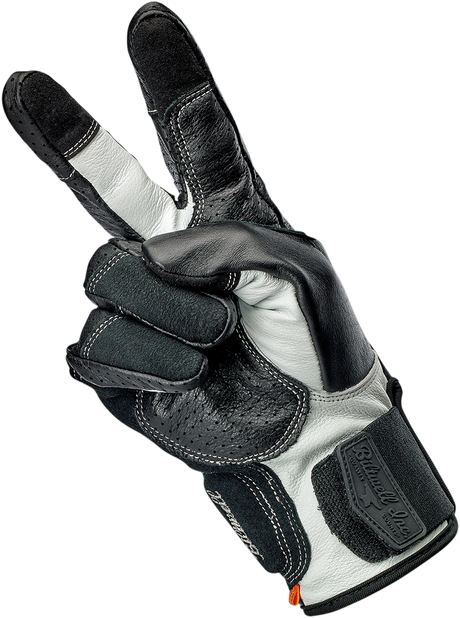 BILTWELL Borrego Gloves - Black/Cement - Medium 1506-0104-303