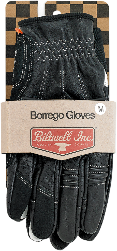 BILTWELL Borrego Gloves - Black/Cement - 2XL 1506-0104-306