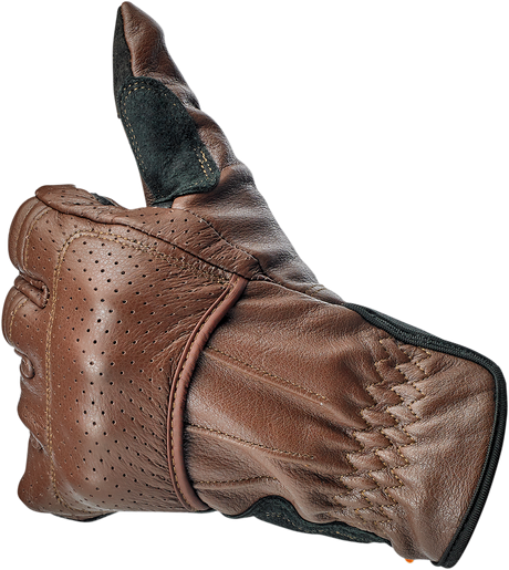 BILTWELL Borrego Gloves - Chocolate/Black - XS 1506-0201-301