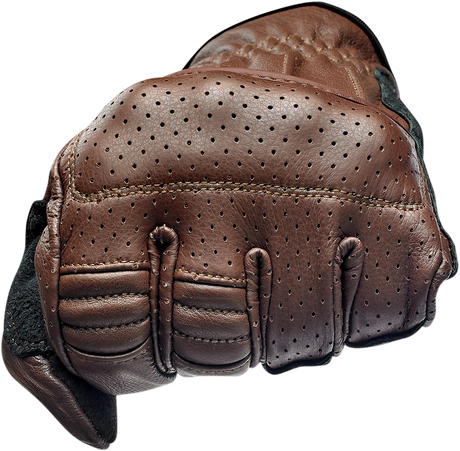 BILTWELL Borrego Gloves - Chocolate/Black - Medium 1506-0201-303