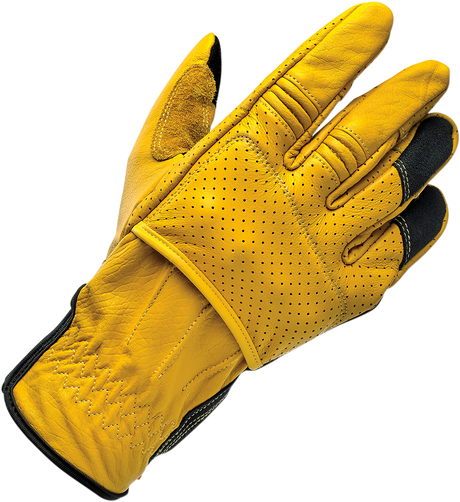BILTWELL Borrego Gloves - Gold/Black - Small 1506-0701-302