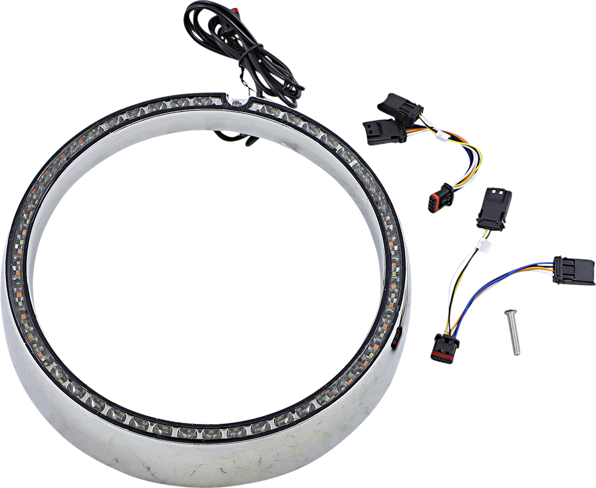 Custom Dynamics Sequential Trim Ring - Chrome PB-7TR-SEQ-1C - Cycle City Outdoors