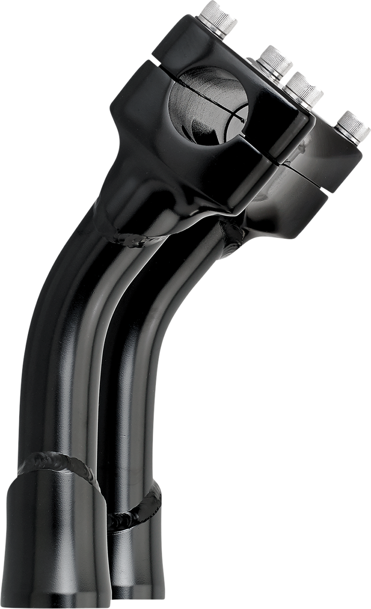 BILTWELL Murdock O/S Risers - Pullback - 6" - Black 6414-201-06