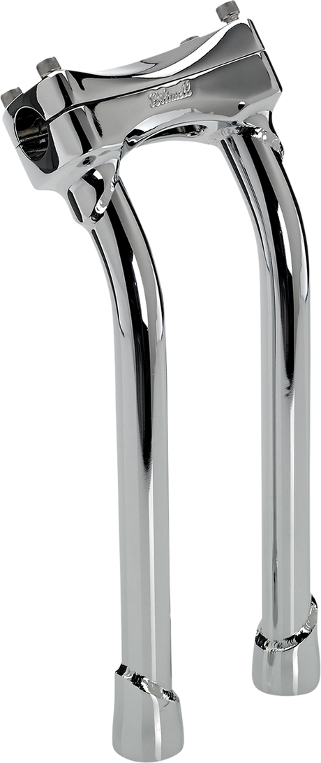BILTWELL Murdock O/S Risers - Pullback - 12" - Chrome 6414-105-12