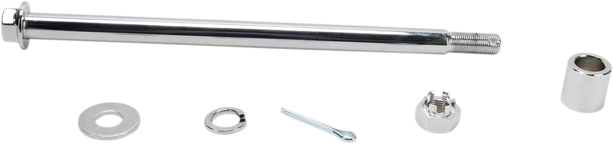 DRAG SPECIALTIES Axle Kit - Rear - Chrome - '82-'94 FXR 16-0298-BC520 - Cycle City Outdoors