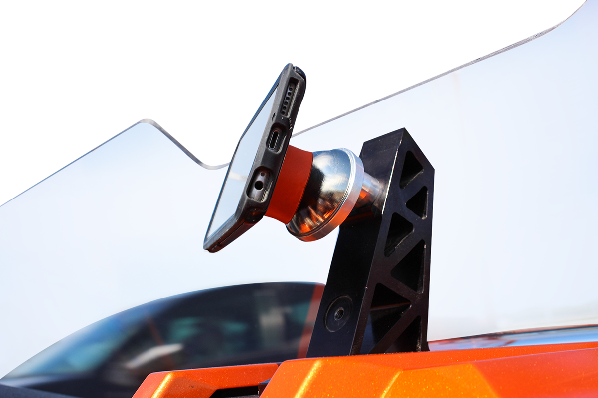 KLOCK WERKS Handlebar Mount - iOmount* - Slingshot - Black KWD-06-0393