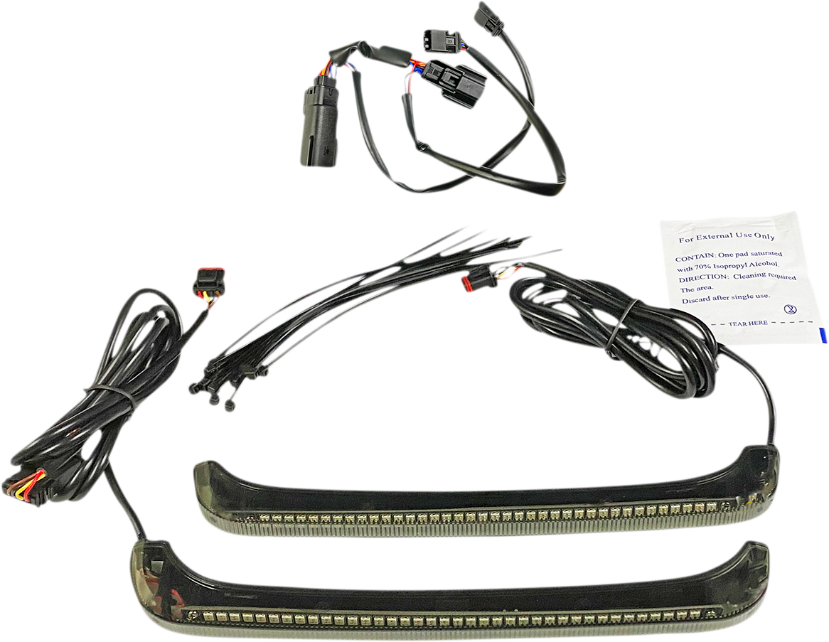Custom Dynamics Saddlebag Lights - Smoke Lens CD-LPDC-BCM4-S - Cycle City Outdoors