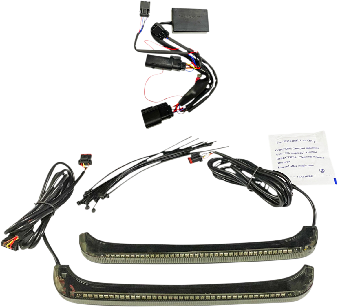 Custom Dynamics Saddlebag Lights - Smoke Lens CD-LPDC-BCM-S - Cycle City Outdoors