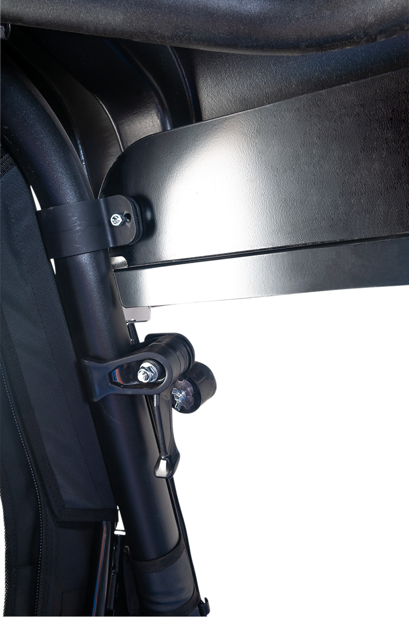 SEIZMIK Folding Windshield - Hard Coated Polycarbonate - Mule 50-26095KIT