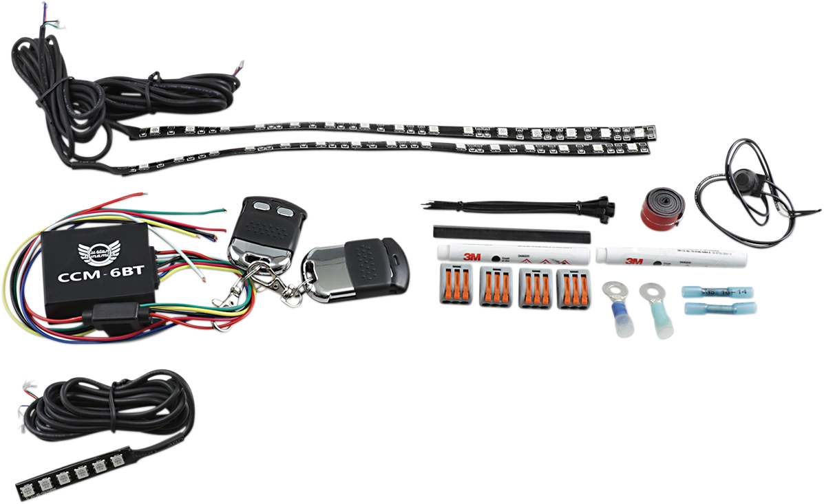 Custom Dynamics Lighted Engine Kit - Indian CD-IND-TMWK1BM - Cycle City Outdoors