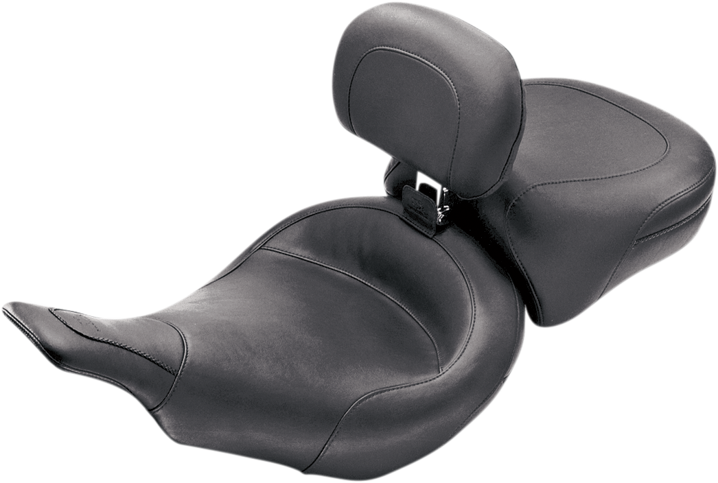 MUSTANG Wide Rear Seat - Smooth - Black - FL '97-'20 79110