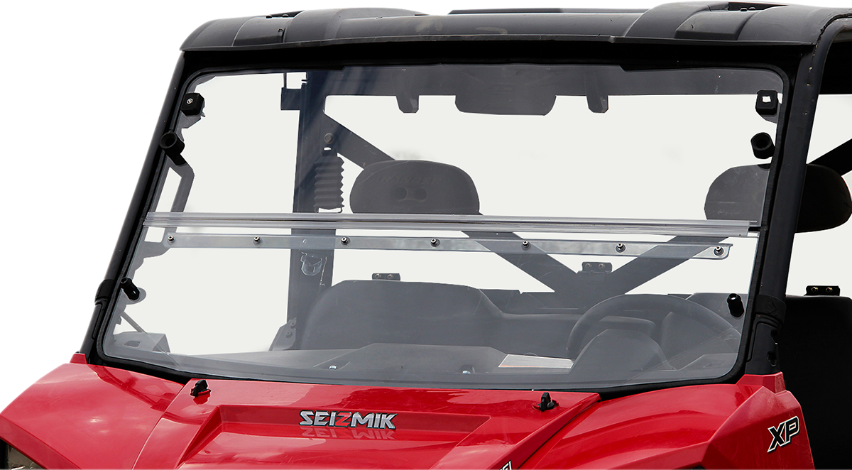 SEIZMIK Folding Windshield - Polycarbonate - Ranger 50-23079KIT